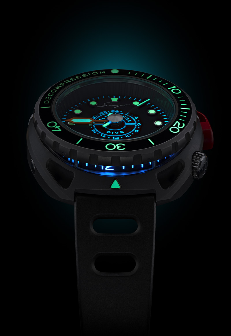 Singer Reimagined Divetrack watch