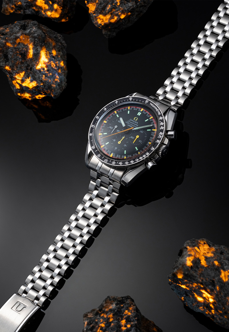 Uncle Straps bracelet on Omega