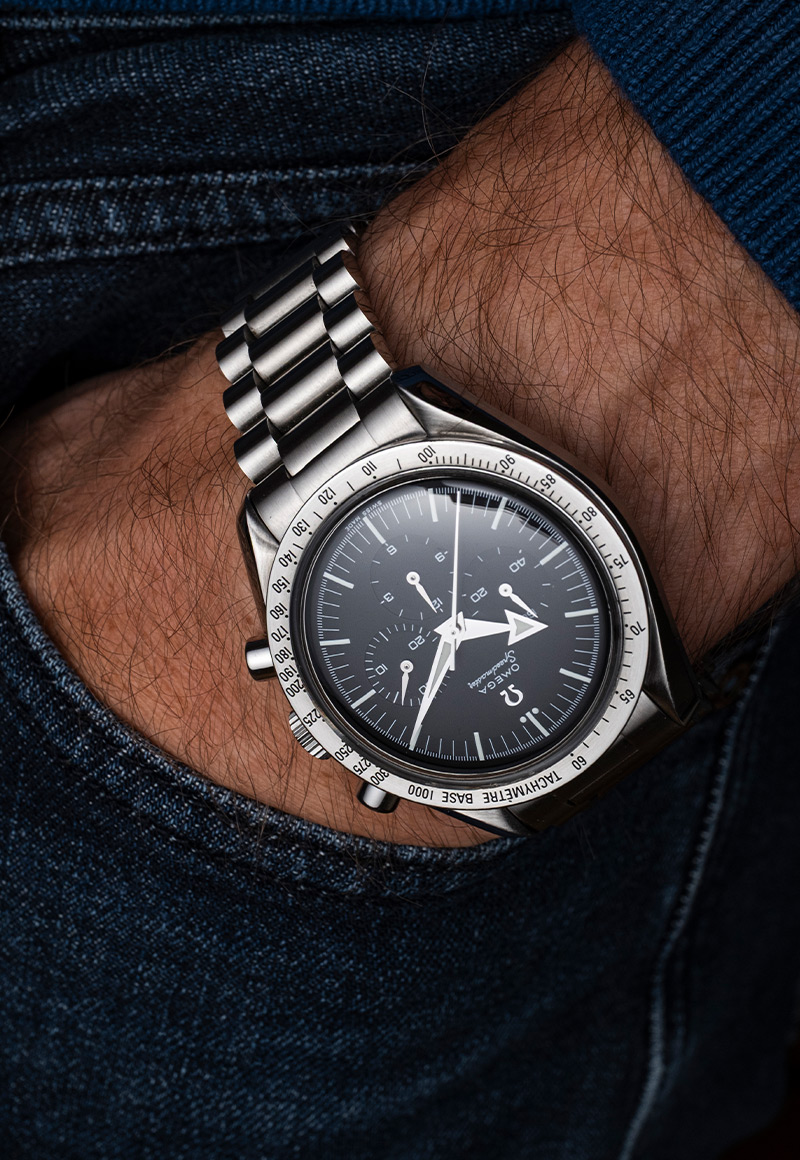 Uncle Straps bracelet on Omega